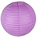 Produktbild Lampion Kugel Ball Papier 35x35cm lila Laternen Party Geburtstag