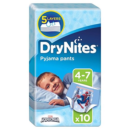 Preisvergleich Produktbild Huggies DryNites 4-7 Jahre für Jungen 17-30kg 10 pro Packung