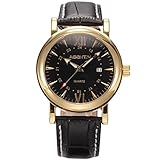 AGENT X Herren Analog Quarz Armbanduhr Geschäft Kleid