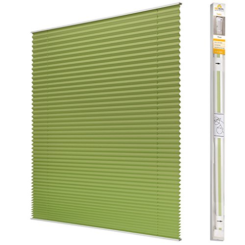 Sol Royal Plissee SolDecor P25 – 45×100 cm Grün – Klemm-Fix ohne Bohren – Plissee-Rollo Jalousie für Fenster & Türen - 3