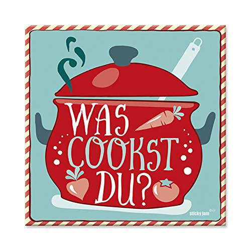 Topfuntersetzer Fliese 15x15cm Was cookst Du?