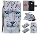 Produktbild Nancen Google Pixel XL (5.5 Zoll) Hülle / Handyhülle, Painted Tier PU Leder Tasche Schutzhülle Case Lederhülle Flip Cover mit Standfunktion, zwei Kartenfächer und Eine Brieftasche Etui [Weiß Leopard]