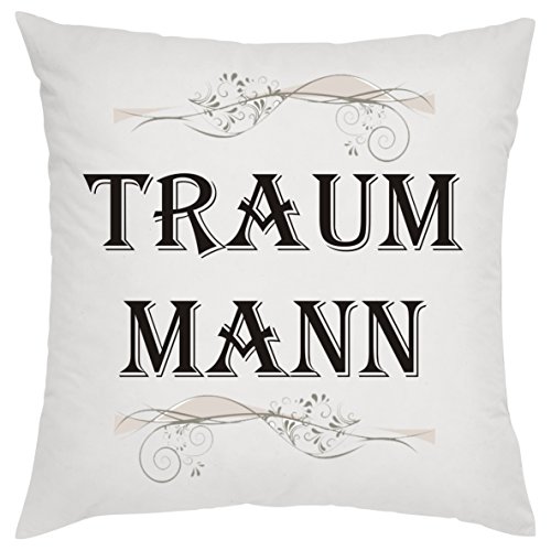 “ Traumfrau “ Zierkissen, Sofakissen, bedrucktes Kissen, Bauwollkissen - 2