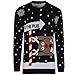 Produktbild Herren Damen ' zu dem pub 'Rudolph Neuheit Weihnachten Weihnachten Pullover Pullover Oberteil - Schwarz, UK 12-14 = US 8-10