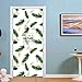 Produktbild Grünes Blatt Garten Stil Tür Aufkleber Für Wohnzimmer Schlafzimmer Abnehmbare Diy Wandbild Papier 3D Wasserdicht Vinyl Wohnkultur Aufkleber 77 * 200 Cm
