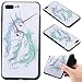 Produktbild Nancen Case Apple iPhone 7 Plus / 8 Plus (5,5 Zoll) Gemaltes Muster Handy Hülle . Weich TPU Silikon Case