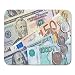 Produktbild Mauspads Euro Bunte Exchange Geld Weiß Ausländischer Markt Rubel Rubel Mauspad für Notebooks, Desktop-Computer-Matten Bürobedarf