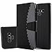 Produktbild Lederhülle für Samsung Galaxy Note 9, ZCRO Handyhülle Leder Schutzhülle Tasche Magnet Flip Case Hüllen Handytasche Inner Silikon Ultra Dünn Cover mit Kartenfach Standfunktion Rundumschutz Etui Klapphülle Schale für Samsung Galaxy Note 9 (Schwarz)