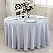 Produktbild L&Y Hotel Tischdecken, Konferenztischdecken, dicke chemische Fasermaterialien Tischdecken, rund, Durchmesser 220CM ( Farbe : Grau )