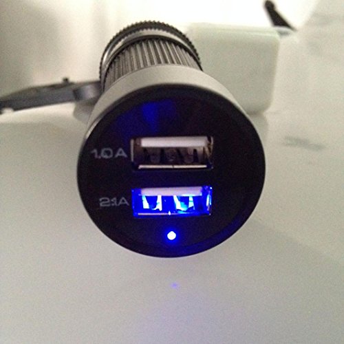 HARRYSTORE Universal 12V 24V zu 5V 2 Port Auto USB Ladegerät Adapter für Handy GPS - 2