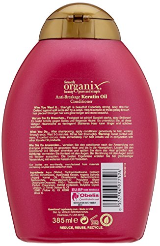OGX Anti-Breakage Keratin Oil Conditioner, 1er Pack (1 x 385 ml) - 2