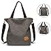 Produktbild Parti Canvas Handtasche Damen Canvas Tasche Schultertasche Crossbody Bag Tasche Shopper Beuteltasche