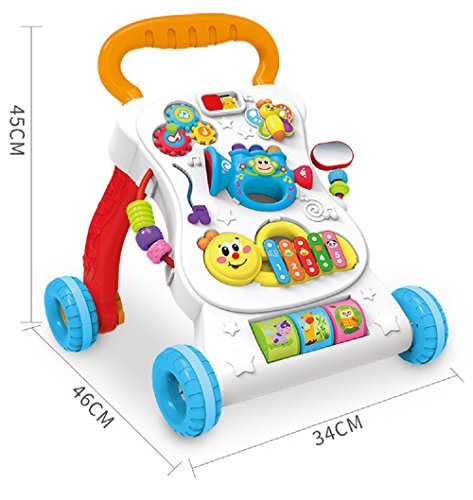 Baby Spiel und Laufwagen Lauflernhilfen Babyspielzeug Motorikspielzeug Baby Kleinkindspielzeug - 3