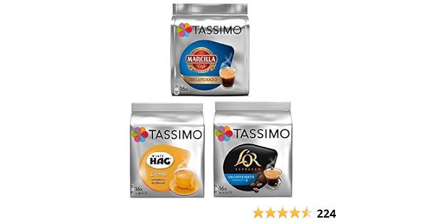 Tassimo 3 Decaf Variety Bundle - 1 x 
