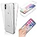 Produktbild Yokata iPhone X Hülle Transparent Weiche Silikon 2 in 1 Handyhülle Schutzhülle TPU Handy Tasche Schale Etui 360 Grad Full Body Schutz Weich Silicone Bumper Ultra Dünn Slim Schlank Durchsichtig Handytasche Anti-Kratzer Clear Elegant Backcover für Apple iPhone X / iPhone 10 5.8 Zoll 2017 Case Cover - Weiß