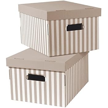 3er Set Aufbewahrungsbox in 3 Farben (weiß, schwarz und grau) mit