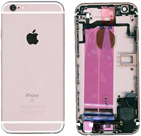 Rear Shell in Aluminium Pre-Assembled Complete for iPhone 6s Pink/Pink Seed Model S