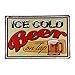 Produktbild NGLJ T-ray Wall Art Ice Cold Beer On Top Painting Retro Plate Signs Wall Sticker Art Table Decor