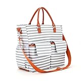 Damero Baby-Windel-Umhängetasche Windel-Tote für Mama – mit wechselnder Auflage, perfekt für Reise-, Arbeits- und Alltagsausflüge - 2