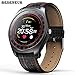 Produktbild Beseneur V10 Smart Watch Hombres Con la cámara Bluetooth Smartwatch Schrittzähler Monitor tarjeta SIM reloj para teléfono Android (schwarz-rot)