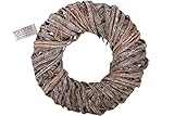 Dekokranz 40 cm aus Baumrinde Naturholz Wandkranz Kranz Natu