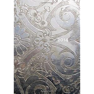 Calendario 2014 - ornamento de plata: una página doble por semana