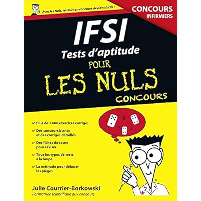 IFSI Tests d'aptitude Pour les Nuls Concours