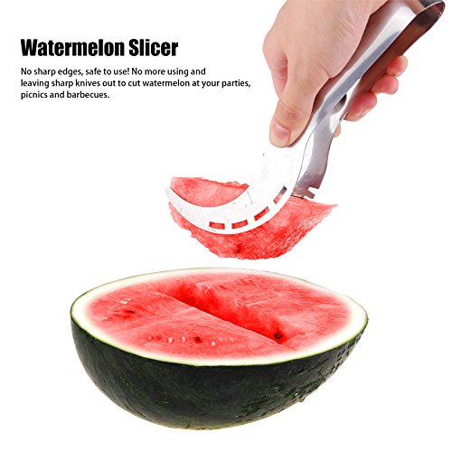 AOZBZ Wassermelone Slicer, Edelstahl Obstmesser Wassermelone Messer schneider Melonenschneider Melonenausstecher - 2