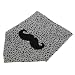 SZTARA Baby Kids Moustache Triangular Bandage Feeding Saliva Bib Scarf Towel Cotton Grey