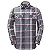 Produktbild JACK WOLFSKIN Herren Hemd VALLEY SHIRT MEN, night blue checks, M, 1402111-7881003