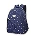 Multifunctional Mummy Large Capacity Backpack Baby Diaper Nappy Bag Nursery Changing Bag Handbag Shoulder Backpack, 33 x 42 x 17 cm, Blue