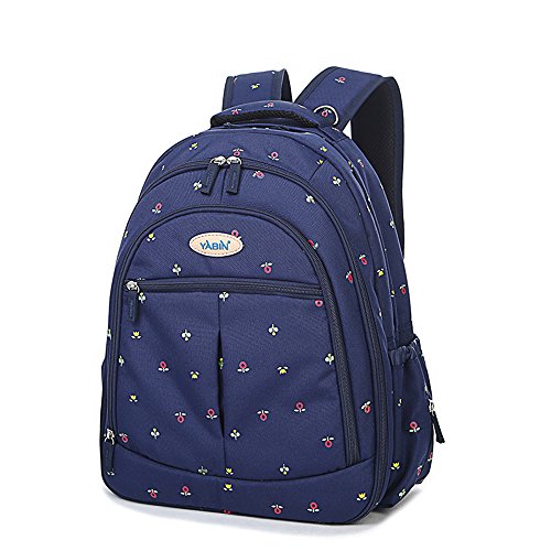 Multifunctional Mummy Large Capacity Backpack Baby Diaper Nappy Bag Nursery Changing Bag Handbag Shoulder Backpack, 33 x 42 x 17 cm, Blue