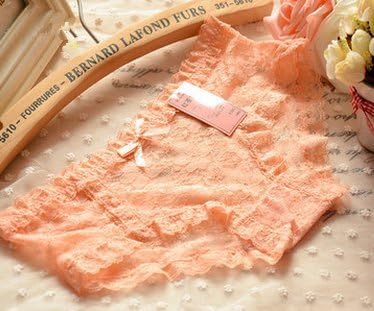 Seamless briefs ladies underwear sexy lace cotton low waist panties the female seduction code ,Code: 1.7--2.2,Shrimp Red