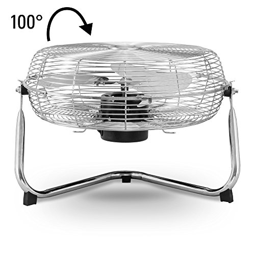 TROTEC Bodenventilator / Windmaschine TVM 12 | 55 Watt Leistung | Durchmesser 30 cm | 3 Geschwindigkeitsstufen | Chrom-Design | inkl. Tragegriff - 9
