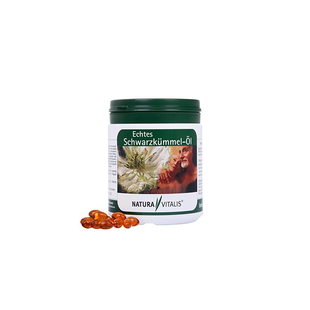Echtes Schwarzkmmell 650 Softgels Essentielle Fettsuren Kaltgepresst Natura Vitalis