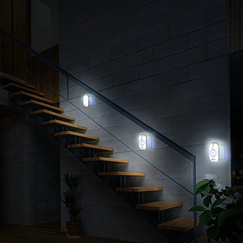Aokey Motion Activated / Licht Empfindlich Automatische 18LED Motion Sensor Nachtlicht für Dachgeschoss Flur, Schlafzimmer, Wohnzimmer, Küche 2016 Neueste - 7
