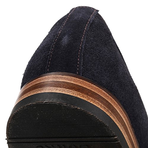 Loake Herren Polo Wildleder Lincoln Loafer Marine Marine