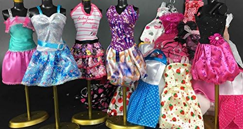 Fashion Dolls Skirt Dress / Dresses Clothes For Barbie Doll (5pcs)