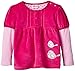 Eltern by Salt & Pepper Baby Girls E NB Sweat Birdie Nicki 2in1 Plain Crew Neck Long Sleeve Sweatshirt, Pink (rasberry 872), 0-3 Months (Manufacturer size: 62)