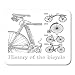 Produktbild Mauspads Fahrrad-Evolution im Tinten-Stil Typen Cycles Draisine Penny Farthing Sicherheit und modernes Rennrad Mauspad 9.5 x 7,9 für Notebooks, Desktop Computer, Mauspad, Bürobedarf