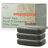 EXFOLIANTE: La Arcilla Verde y el Barro del Mar Muerto se combinan para eliminar la piel muerta y suavizar la piel.