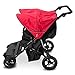 Out n About Little Nipper Double Stroller Poppy Red