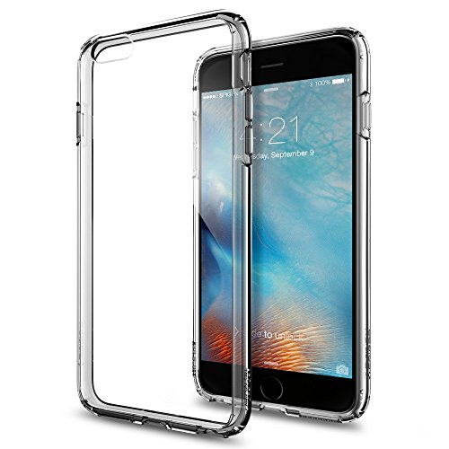 Spigen SGP11645 - Funda iPhone 6s Plus  Ultra Hybrid con Tecnolog  a de Coj  n de Aire y Protecci  n H  brida   Cristal espacial