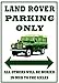 Produktbild LynnYo22 Land Rover Series 3 Parking Only Metallschild 30,5 x 40,6 cm