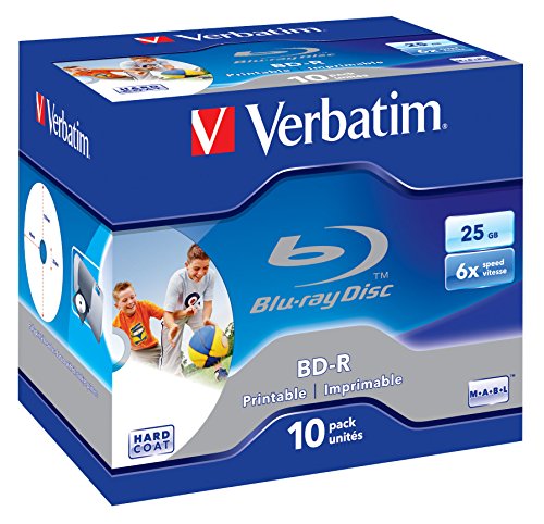 Verbatim BD-R Single Layer 25GB 6x Speed Printable Surface Scratchguard Plus, 10 Stück - 4