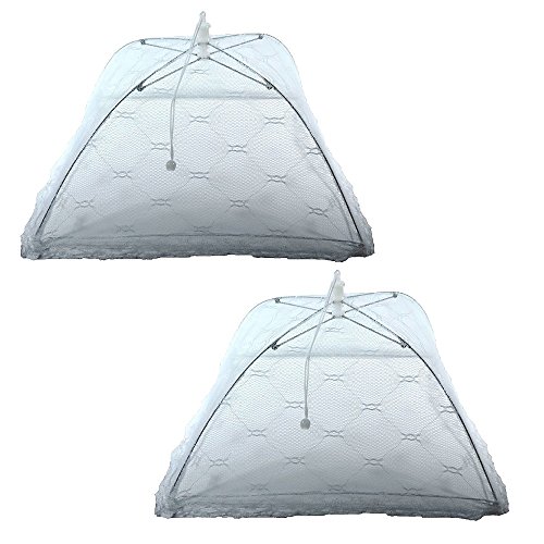 versandfuxx24 - 2 Fliegenhauben / Speiseschirme / Abdeckhauben / Lebensmittel - Schirme 34x16x34cm