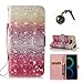 Produktbild 3D Galaxy S8 Hülle, PU Leder Hülle für Ledertasche Schutzhülle Case[Stand Feature] Flip Case Cover Etui mit Karte Slots Hülle für (Samsung Galaxy S8 (5,8 Zoll) +Staubstecker X1 (10)