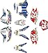 Produktbild Husqvarna FE 450 2009 rot blau moto-x MX Aufkleber Sticker Kit (nicht Oem)