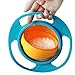 INHDBOX Children Kid Baby Universal 360 Degree Rotate Spill-Proof Gyro Bowl Dishes With lid