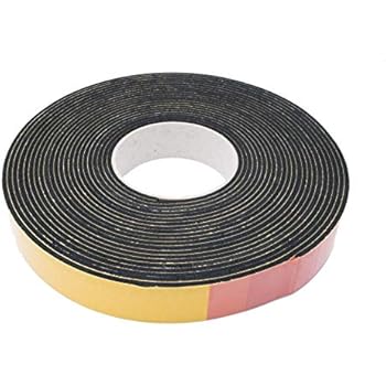 10 Meter Moosgummi Dichtung 4 x 40 mm schwarz selbstklebend: Amazon.de